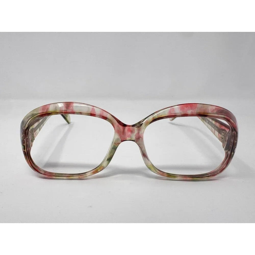 Vintage Confetti Acetate Eyeglass Frames Only 50-17-135 British Hong Kong NOS B